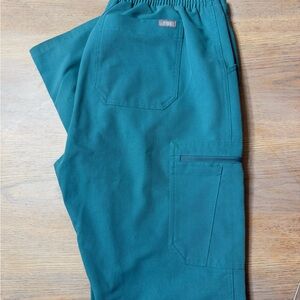 Teal Cargo Pants